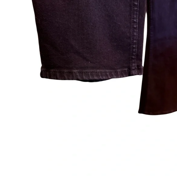 Re/Done Women's 70’s Boot Cut Jeans Colir Noir Sz 28 - Picture 3 of 13